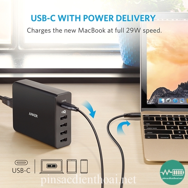 anker PowerPort+ 5 USB-C 60w