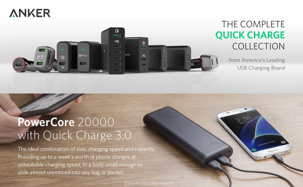 anker-PowerCore 20000mah-Quick-charge-3.0