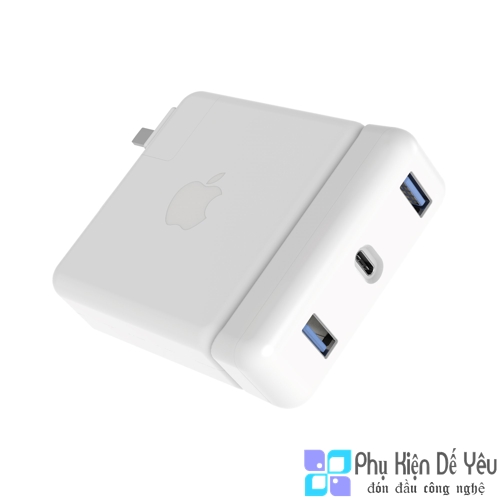 Hub HyperDrive USB-C cho Sạc MacBook 61W