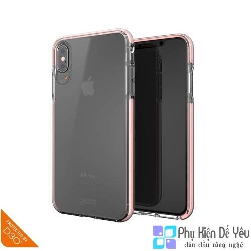ỐP LƯNG CHỐNG SỐC GEAR4 D3O PICCADILLY IPHONE XS MAX (ROSE GOLD) – ICXLPICRSG
