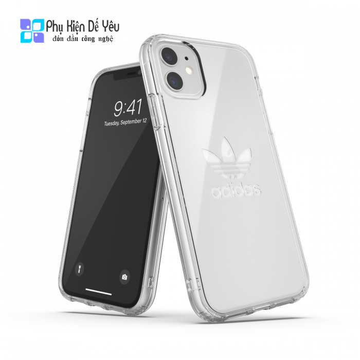 Ốp adidas OR Protective Clear Case Big Logo FW19 for  iPhone 11 6.1 inch clear