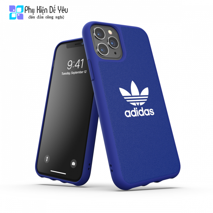Ốp adidas OR Moulded case CANVAS FW19 for  iPhone 11 6.1 inch  power blue