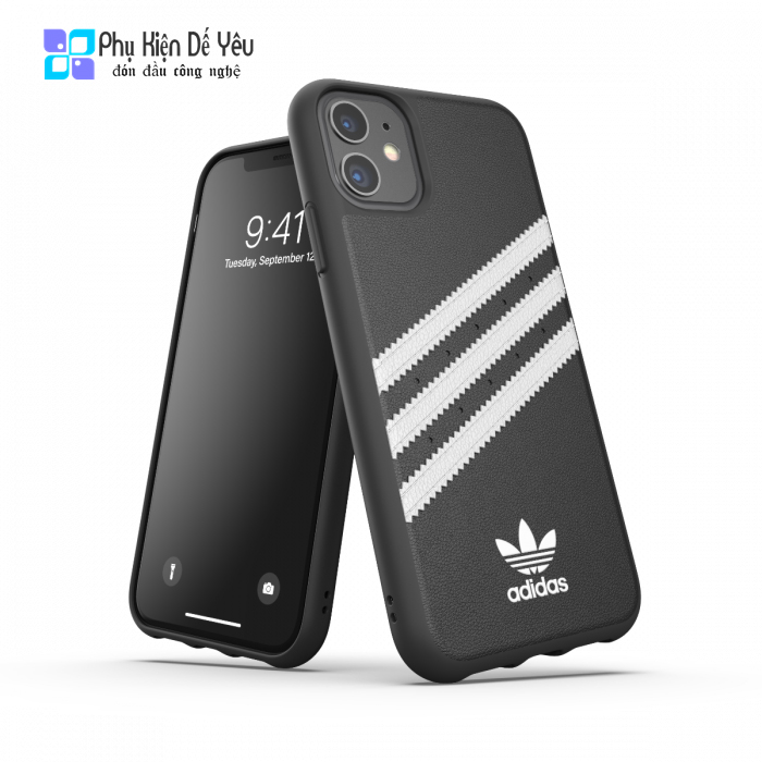 Ốp adidas OR Moulded Case PU FW19 for  iPhone 11 Pro Max  6.5 inch  black/white