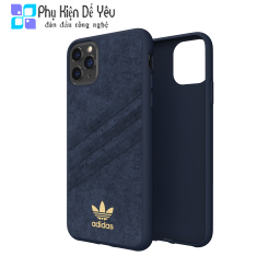 Ốp adidas OR Moulded Case Ultrasuede FW19 for  iPhone 11 Pro Max 6.5 inch  collegiate royal