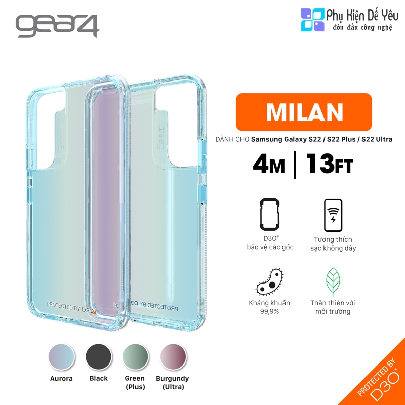 Ốp Gear4 Milan cho SAMSUNG Galaxy S22 Plus
