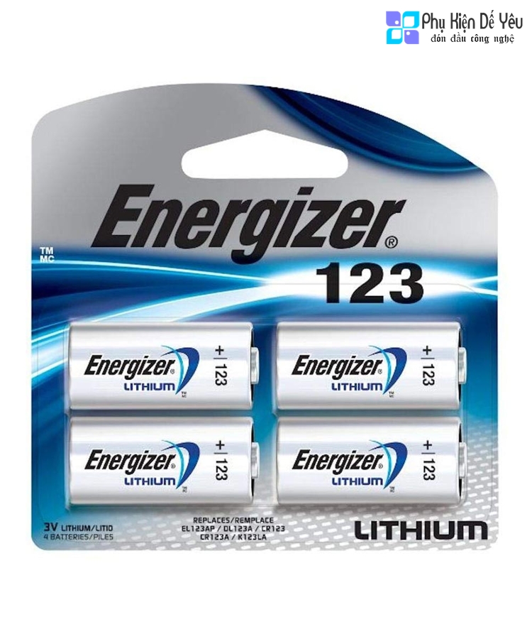Pin Energizer 123