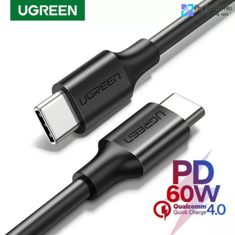 Cáp USB-C to USB-C Ugreen 50997/ 60518/ 60517 (1m/ 50cm)