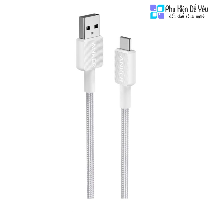 Cáp Anker 322 USB-A to USB-C bện Nylon (0.9m) - A81H5