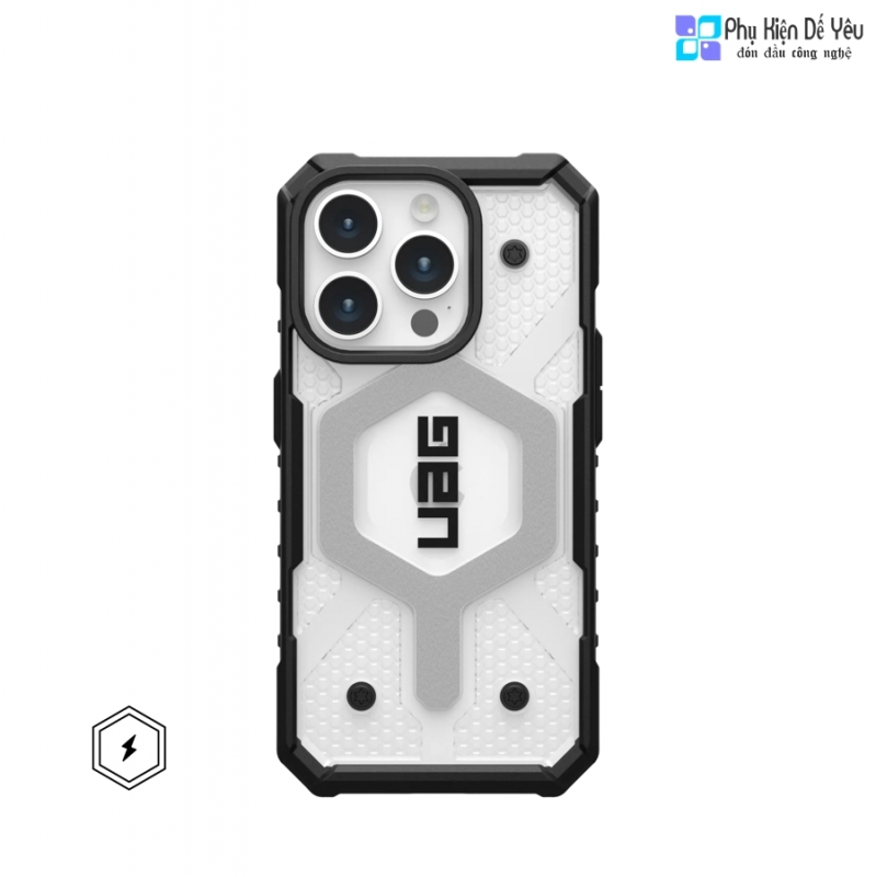 Ốp UAG PATHFINDER FOR MAGSAFE CLEAR IPHONE 15 PRO