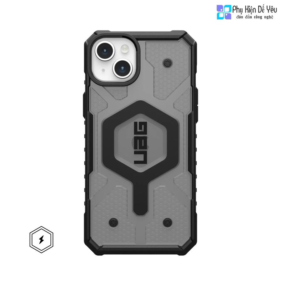 Ốp UAG PATHFINDER FOR MAGSAFE CLEAR IPHONE 15 PLUS