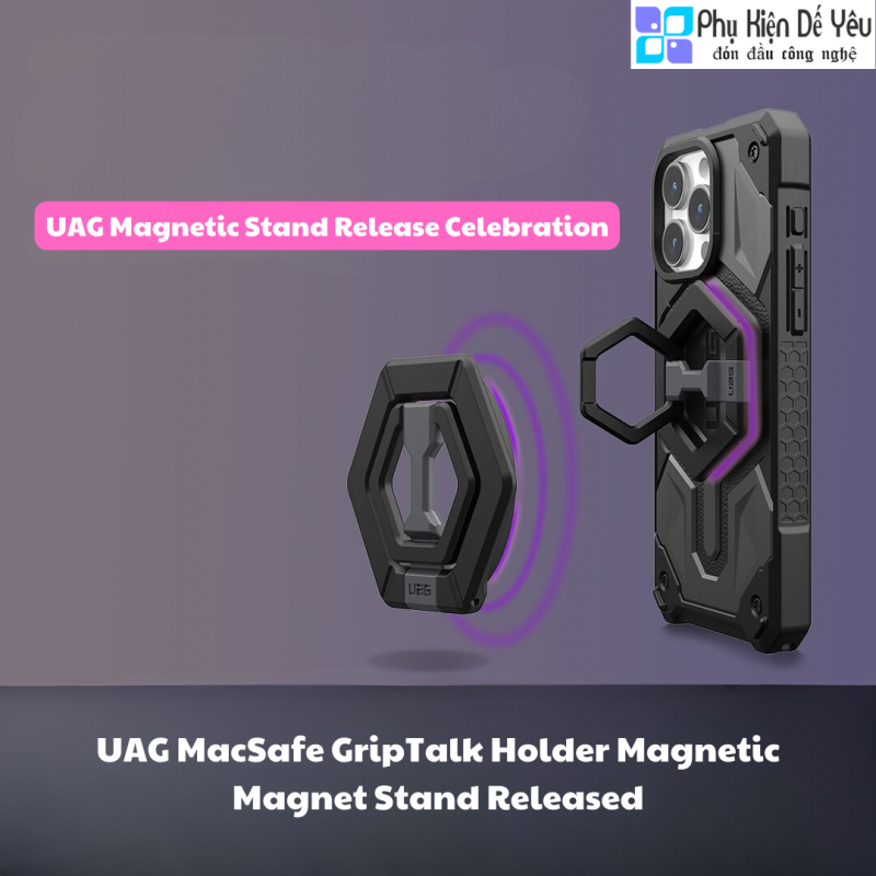 Giá đỡ điện thoại MagSafe UAG Magnetic Ring Stand