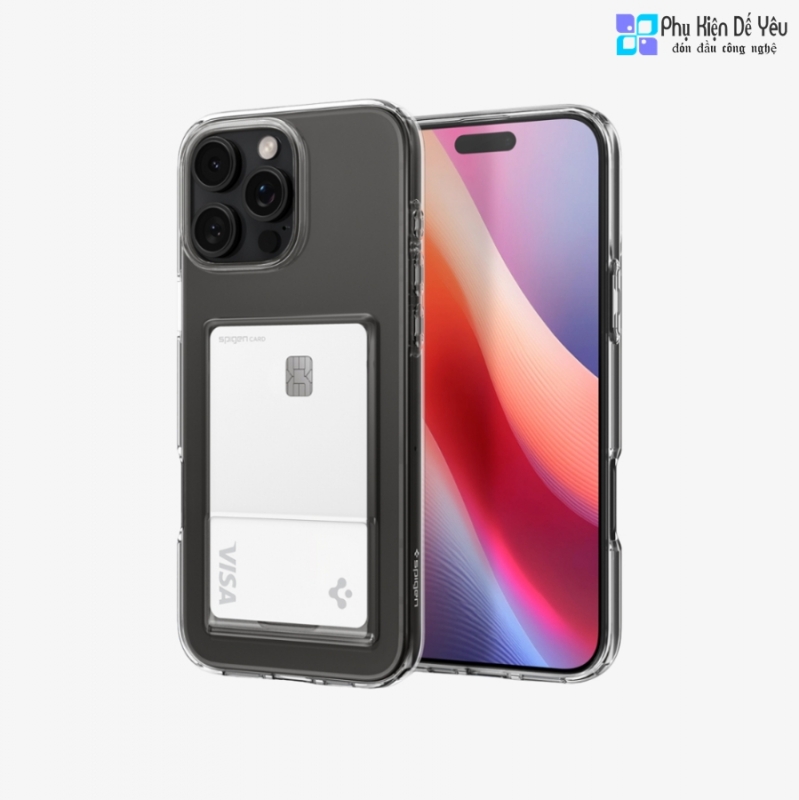 Ốp Spigen Crystal Slot cho iPhone 16 Series