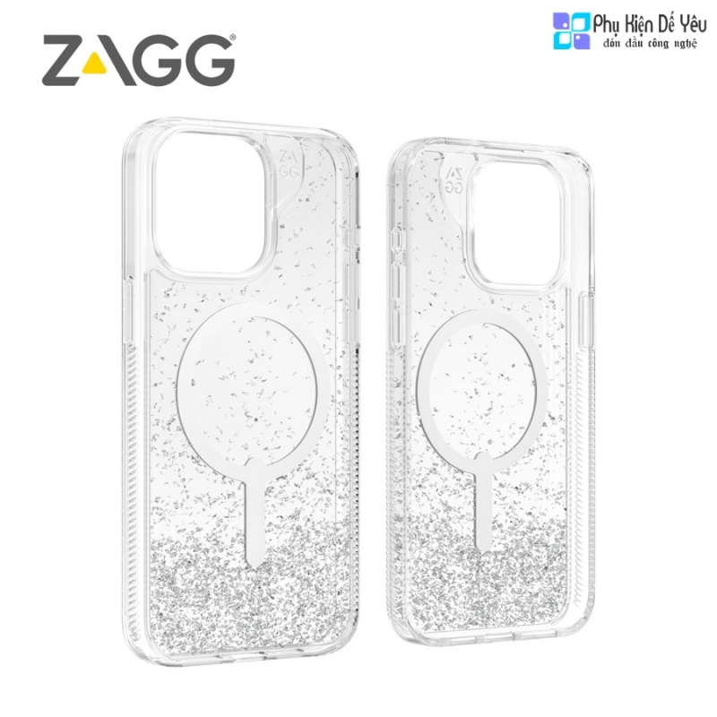 Ốp ZAGG Essential Glitter Snap cho iPhone 15 Pro Max/ 15 Pro/ 15 Plus/ 15